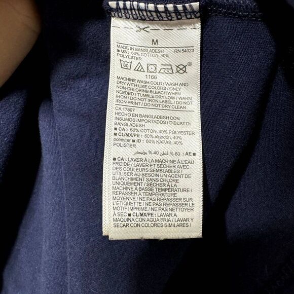 Old Navy Shirt Set of 2 Soft-Washed Short Sleeve Tee Purple & Blue Men Sz Medium - Picture 11 of 12